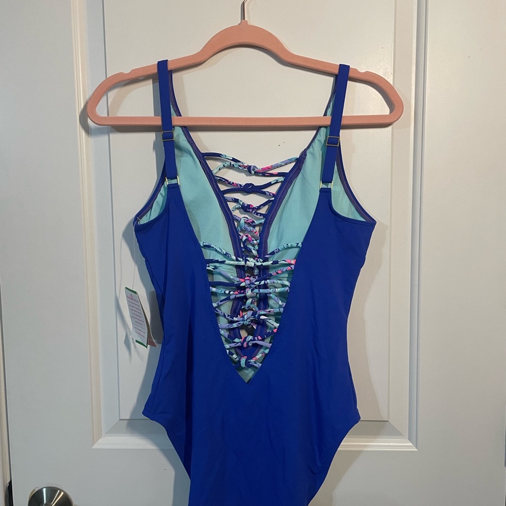 Lilly Pulitzer Lattice Swim.
